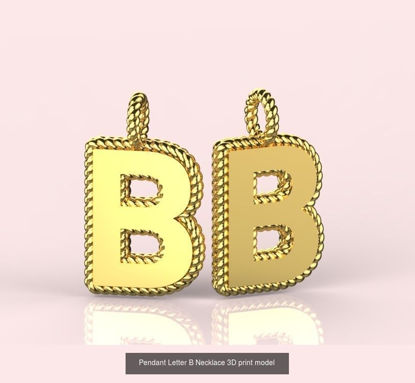 Alphabet Pendant Collection  _4