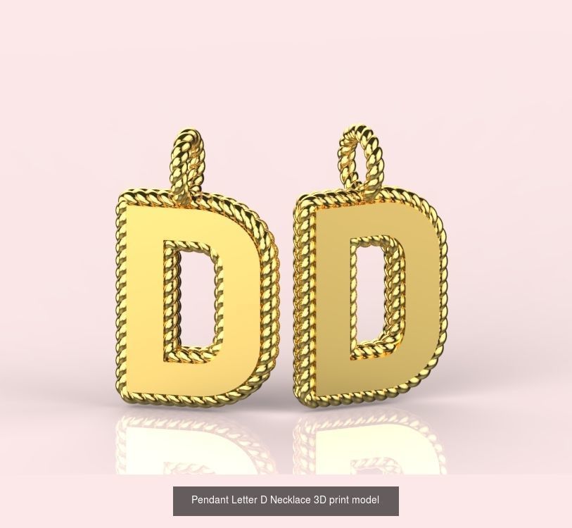 Alphabet Pendant Collection  _8