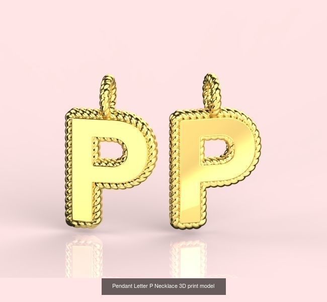 Alphabet Pendant Collection  _32