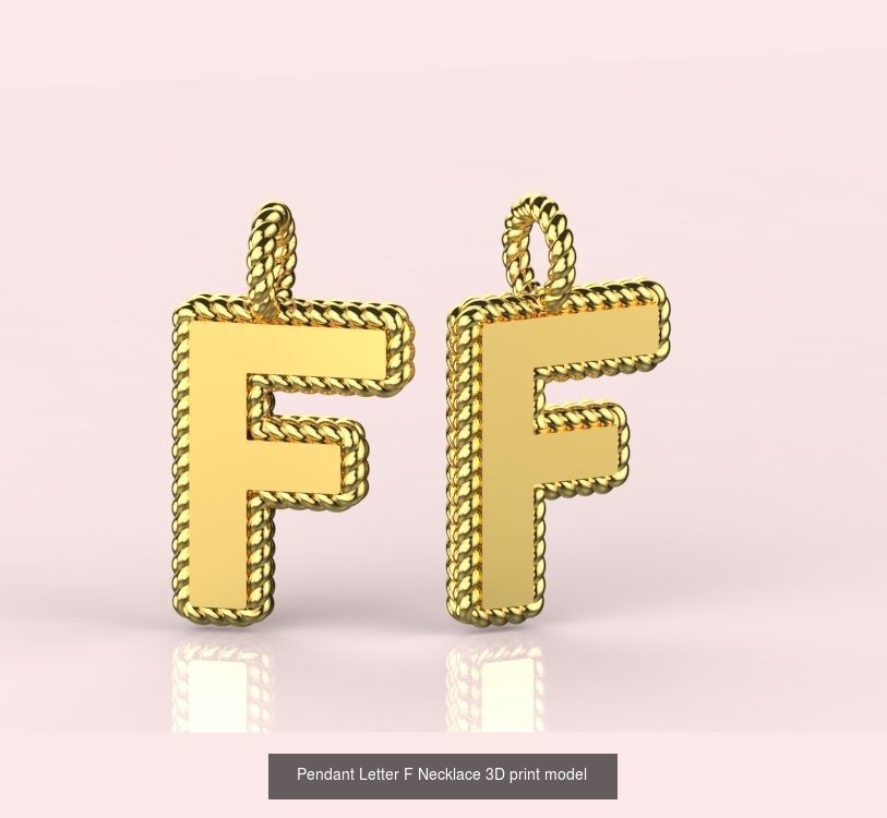 Alphabet Pendant Collection  _12