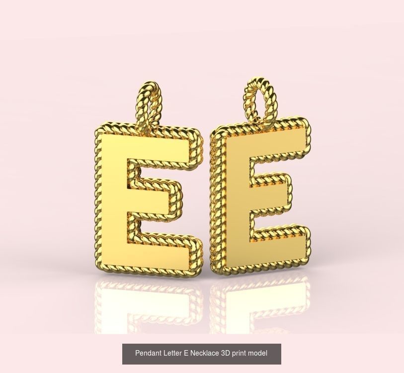 Alphabet Pendant Collection  _10