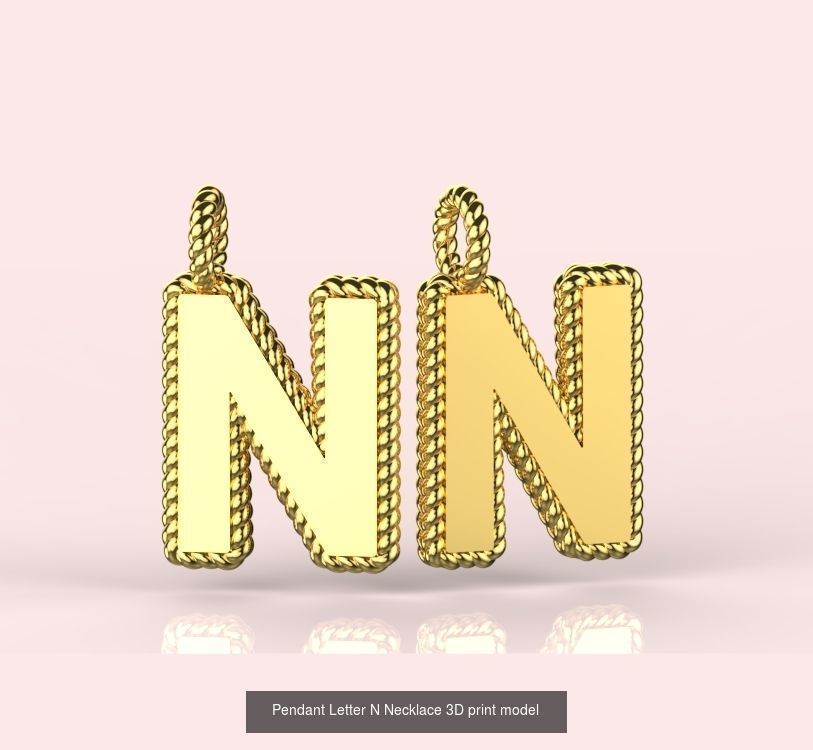 Alphabet Pendant Collection  _28