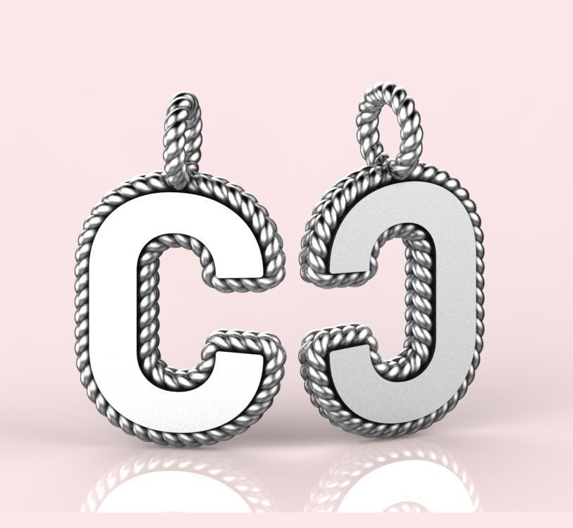 Alphabet Pendant Collection  _9