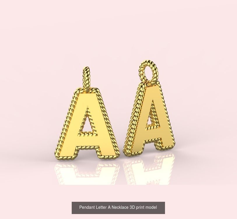 Alphabet Pendant Collection  _2