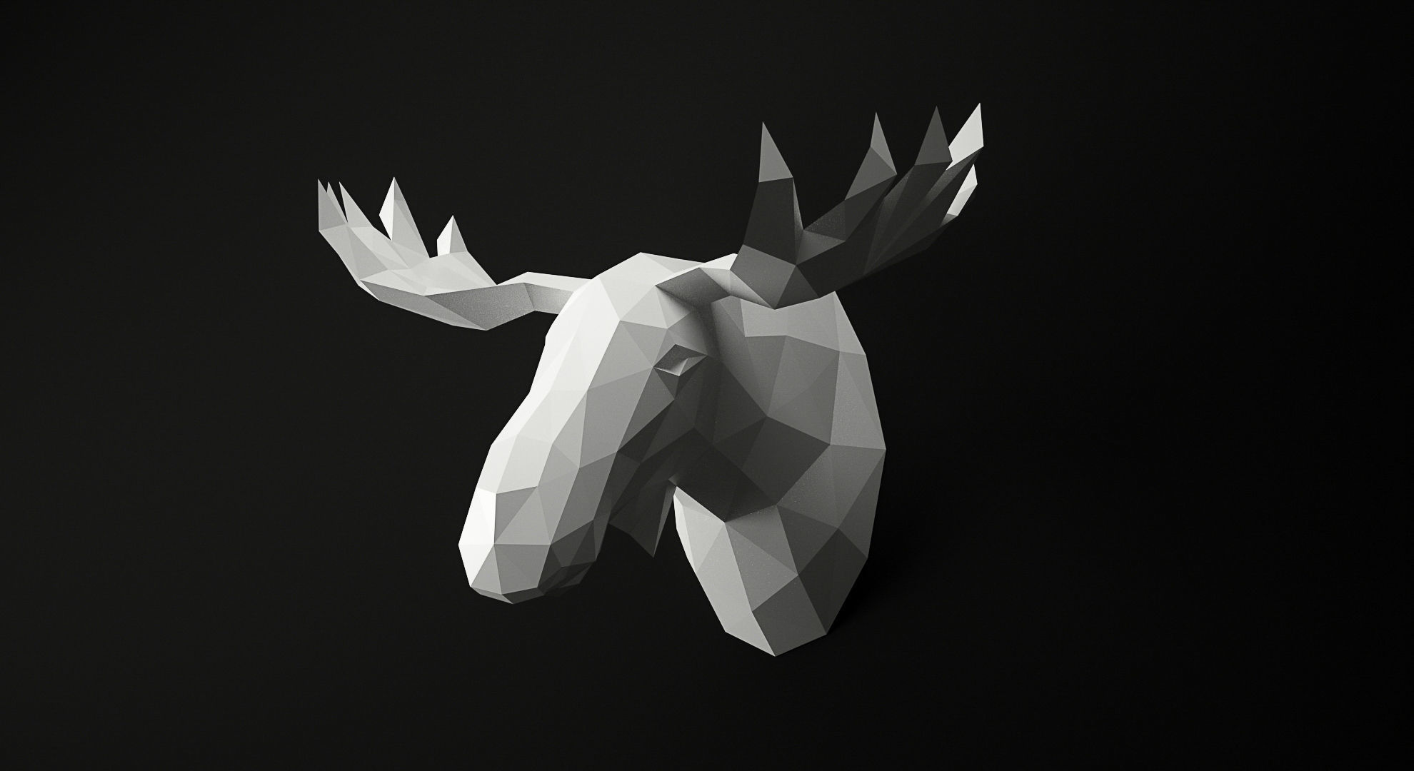 Low Poly Animal Heads SET 3 Low-poly 3D model_2