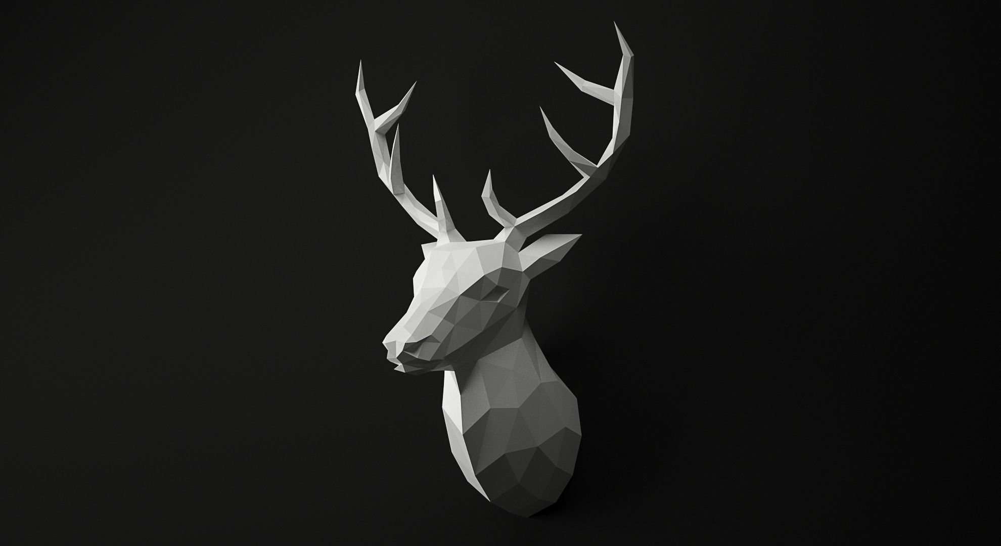 Low Poly Animal Heads SET 3 Low-poly 3D model_3