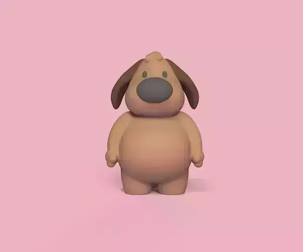 Dog Big Nose 3D print model