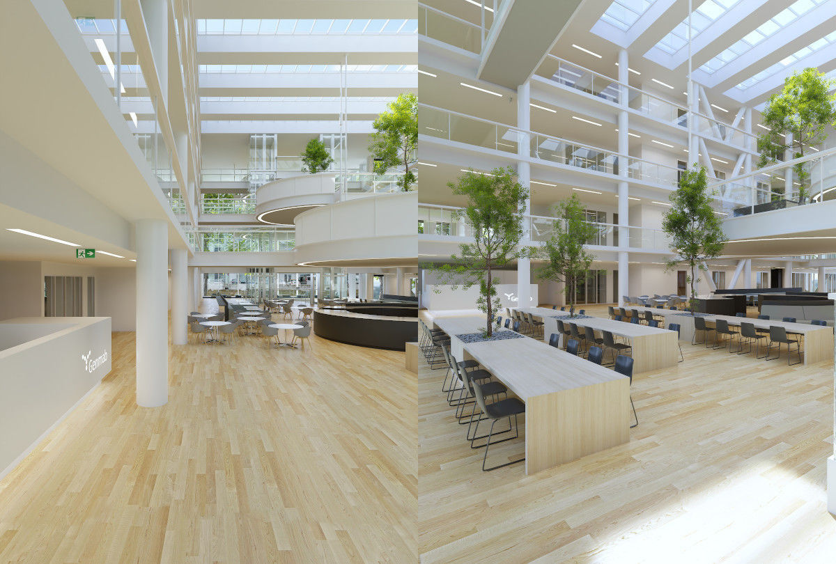 Genmab Building 3D Scene CyclesX and Luxcore 3D model_2