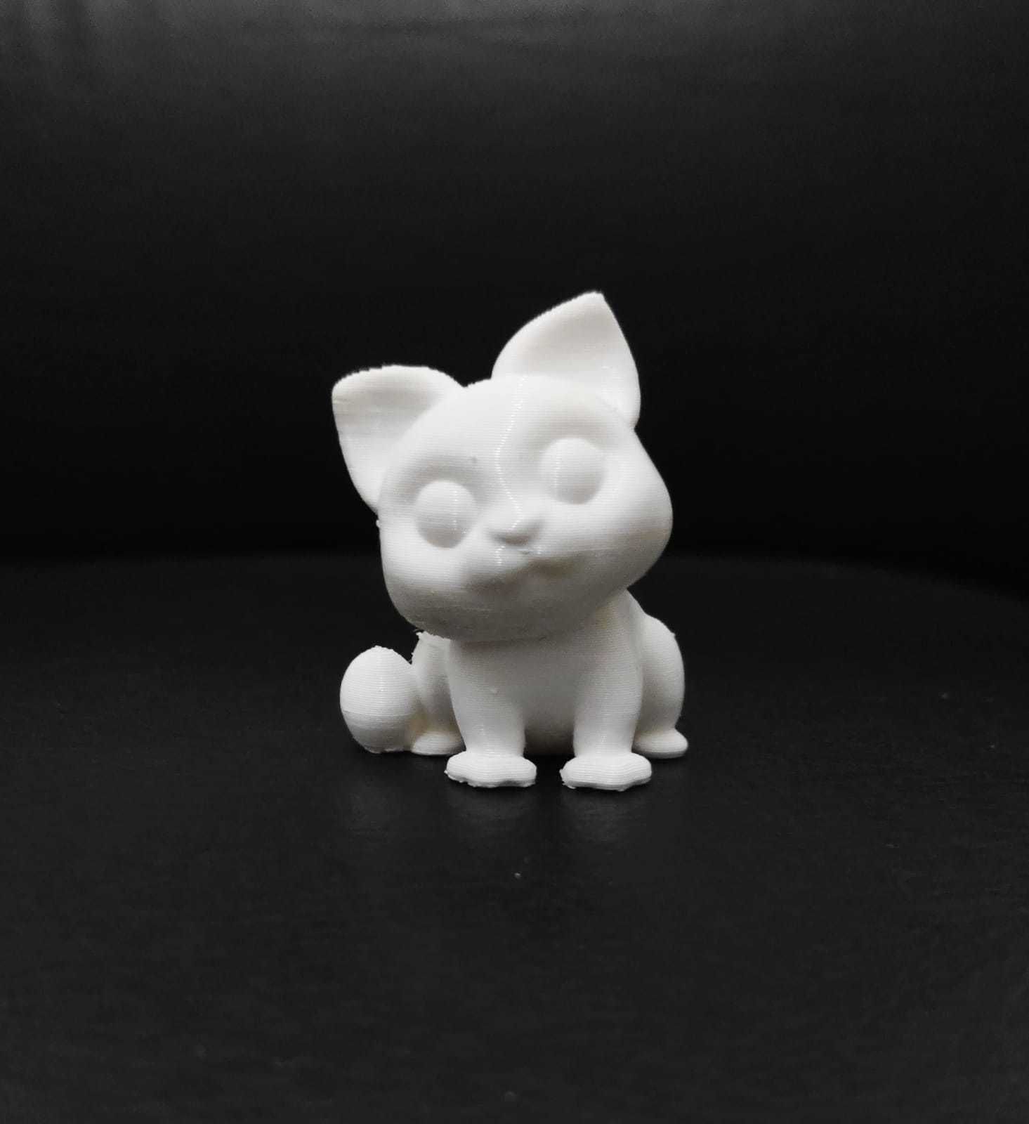 Cute Sitting Cat 3D print model_4