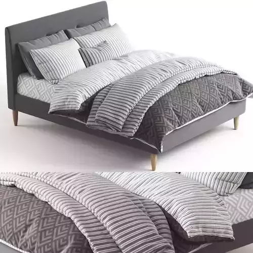 IKEA IDANAS bed 3D model