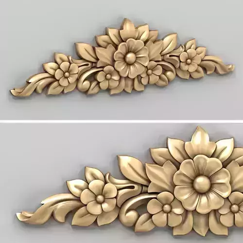 Horizontal decor 040 3D model