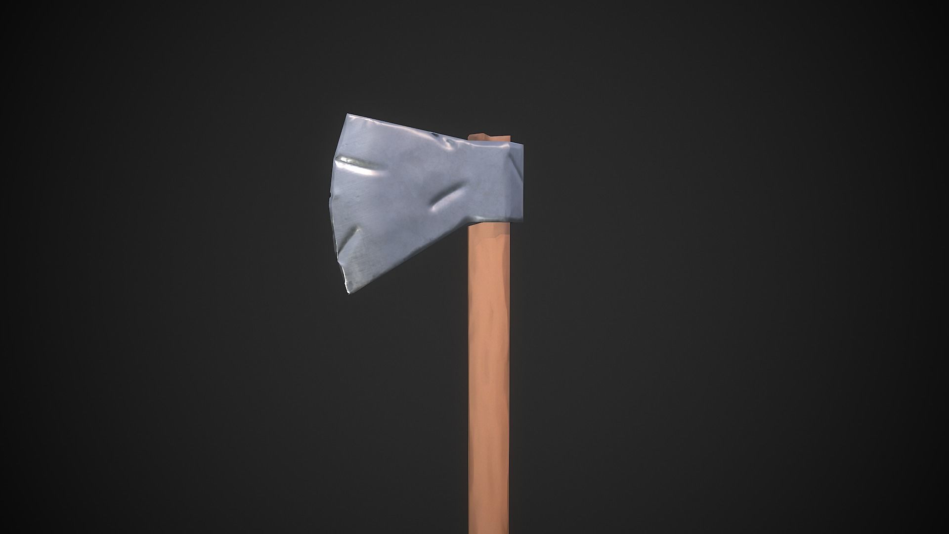 Stylized tools Low-poly 3D model_5