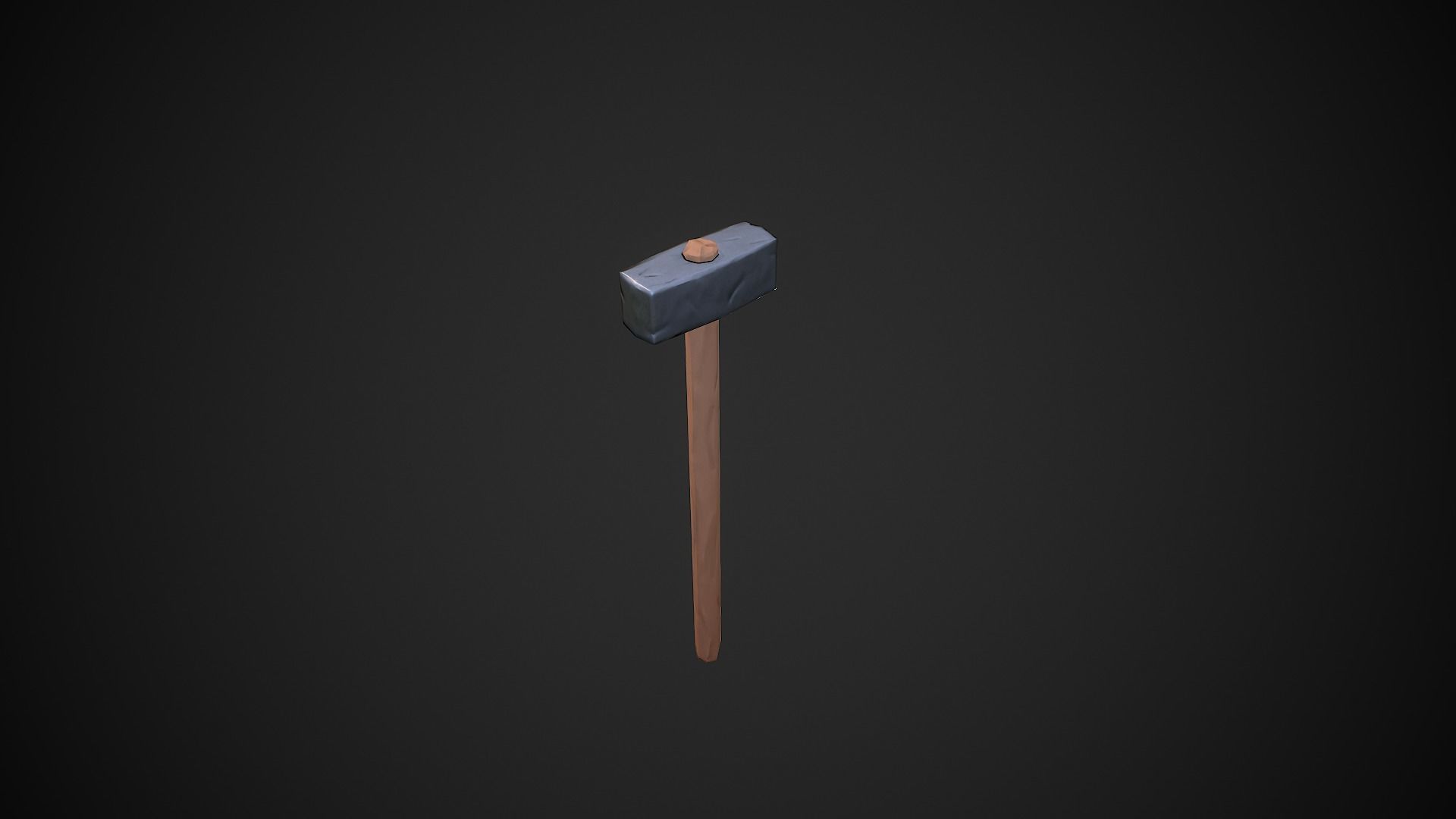 Stylized tools Low-poly 3D model_12