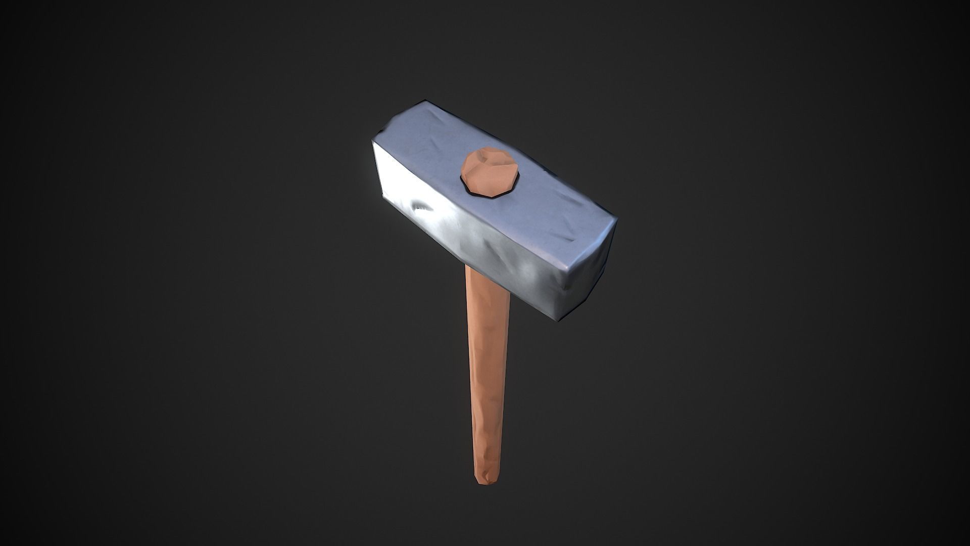 Stylized tools Low-poly 3D model_10