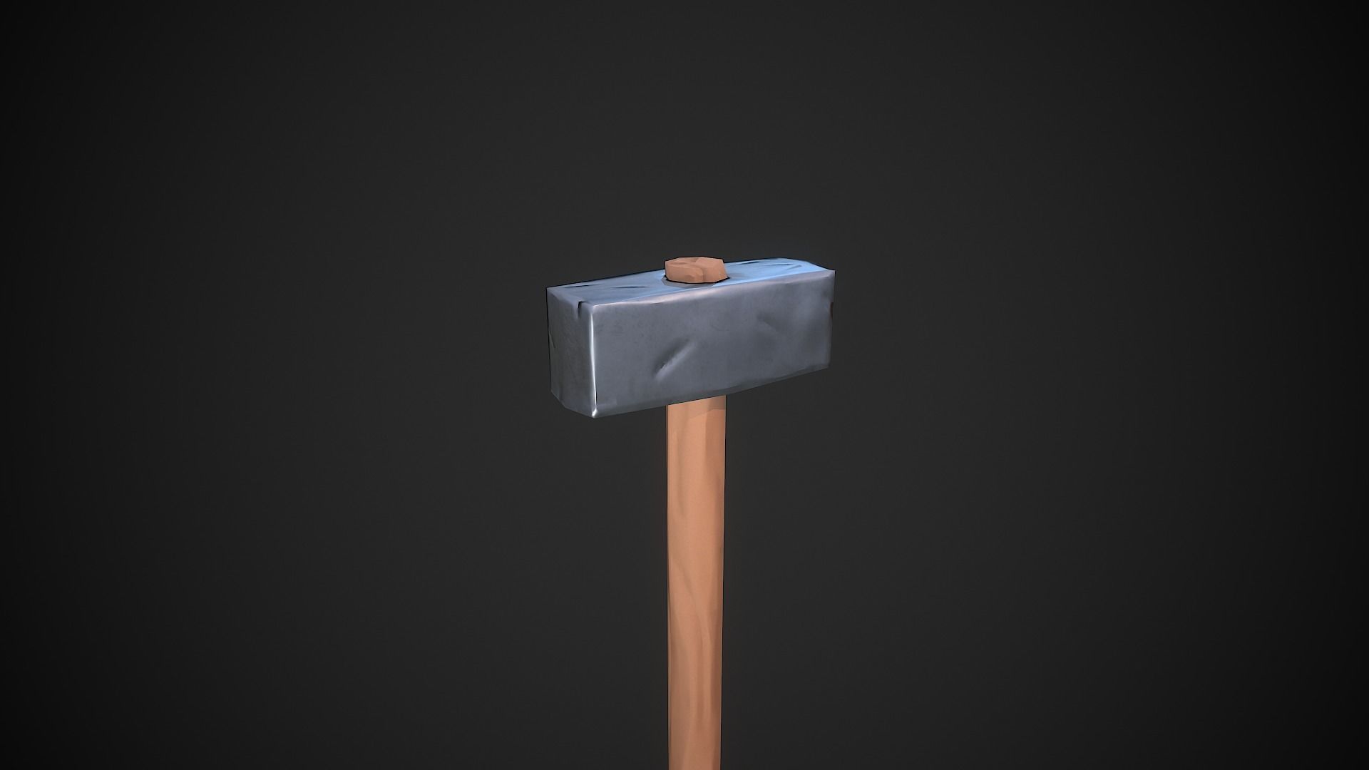Stylized tools Low-poly 3D model_9
