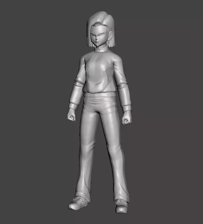 Android 18 Dragon Ball Super 3D Model 3D model 3D printable | CGTrader