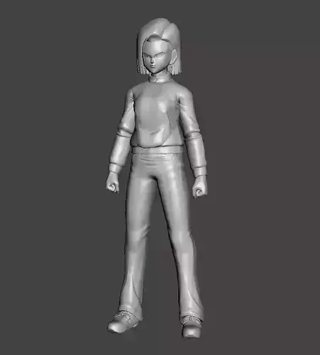 Android 18 Dragon Ball Super 3D Model