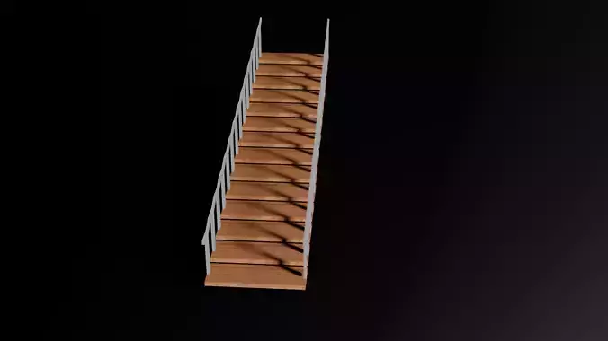 Stairs wooden staircase