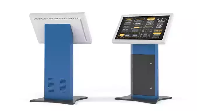 Electronic Kiosk 3D model