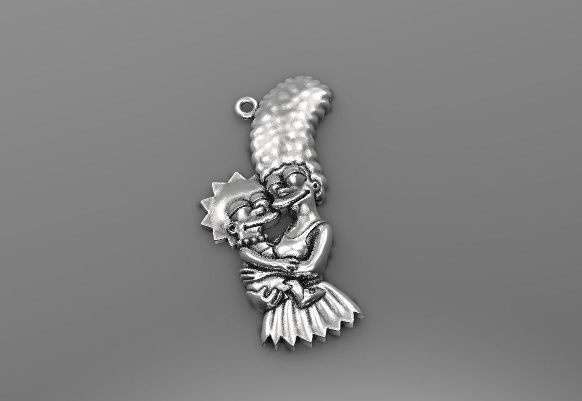 Simsons Margie and Maggie 3D print model_1