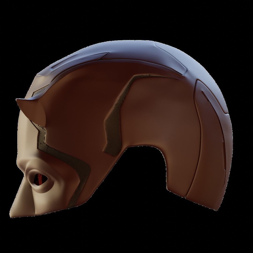 Daredevil Helmet 3D print model_6