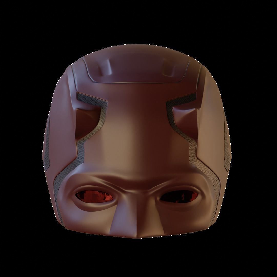 Daredevil Helmet 3D print model_3