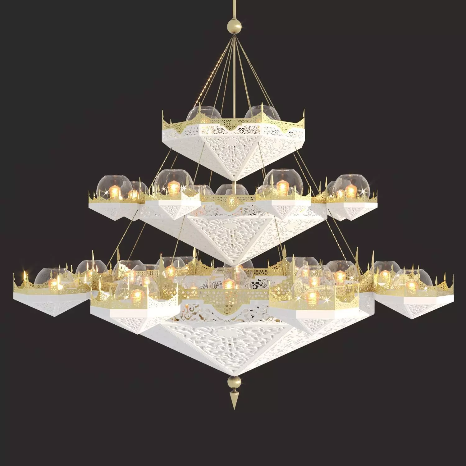 lamp Pendant oriental 2021-05 3D model