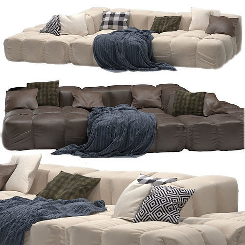 Sofa Pixel by Saba 3D model