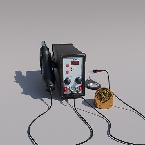  Soldering Station - SMD Rework  3D model