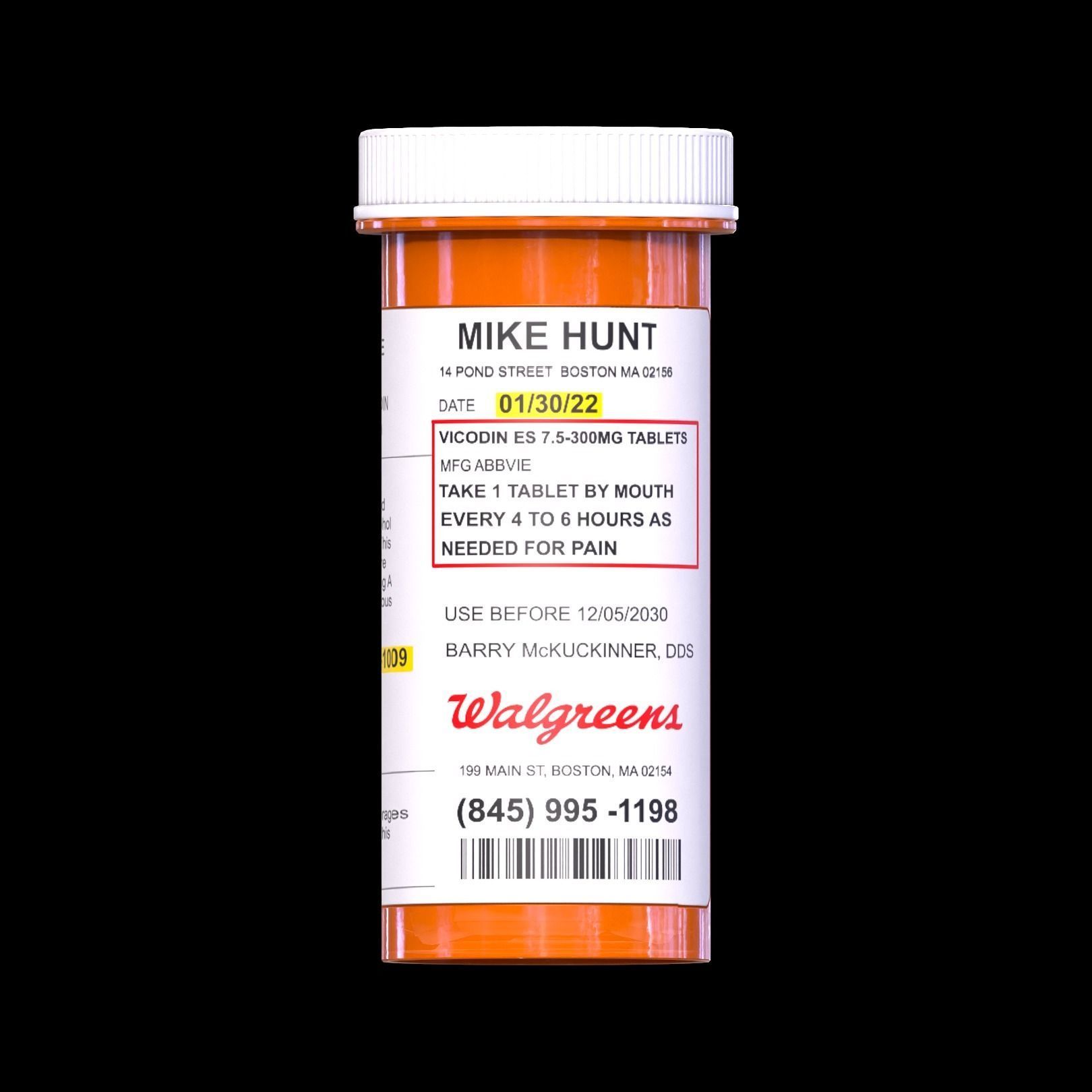 Pill Bottles Low-poly 3D model_3