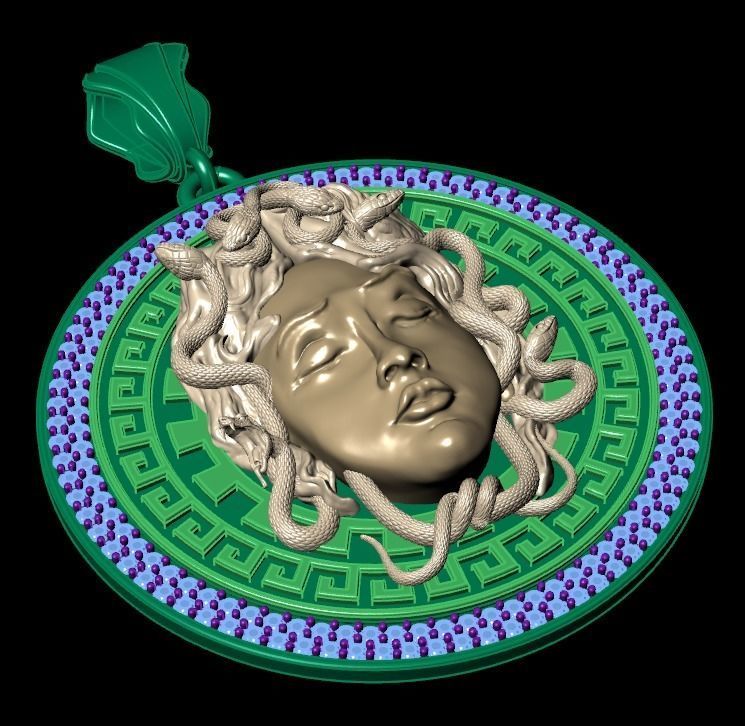 Necklace  3D print model_17