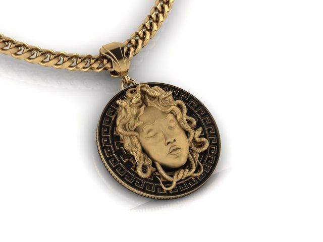 Necklace  3D print model_12