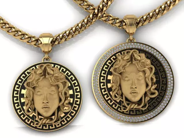 Necklace  3D print model_0