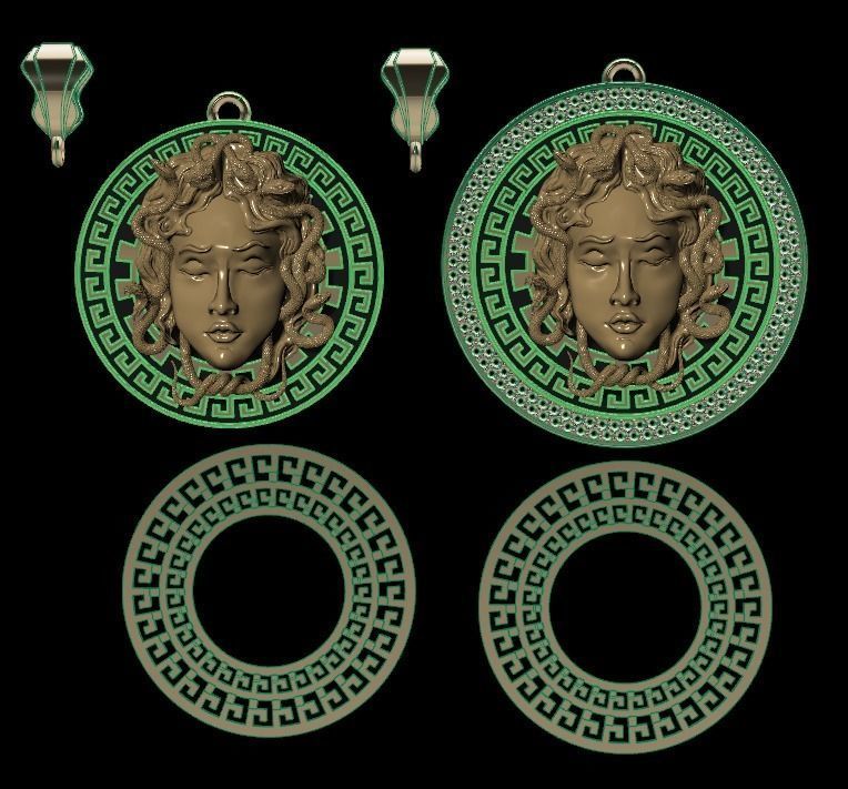 Necklace  3D print model_1