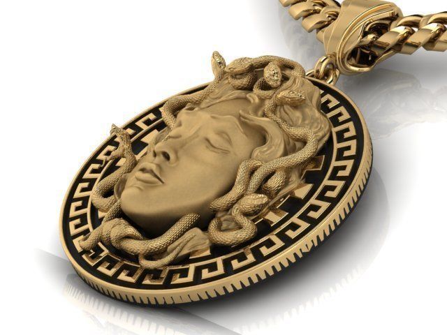 Necklace  3D print model_2