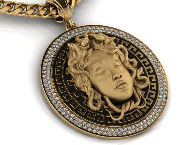 Necklace  3D print model_10