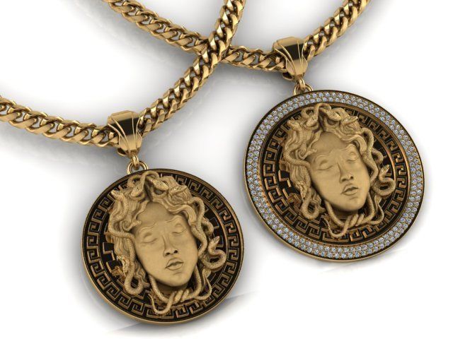 Necklace  3D print model_3