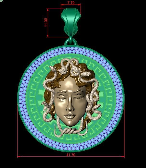 Necklace  3D print model_15