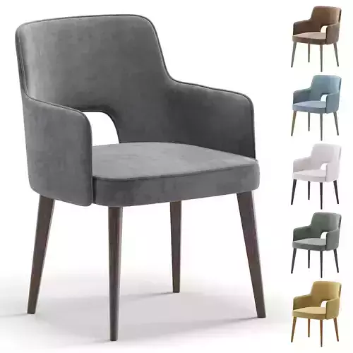 Armchair Plettro CE04 By Natuzzy Editions 6 Colors Version