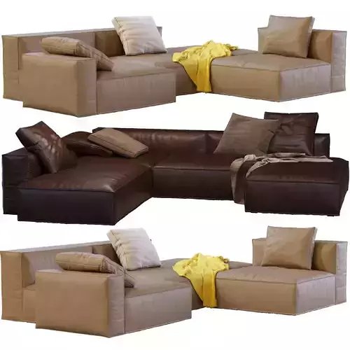 Sofa Boca Navi  Leather