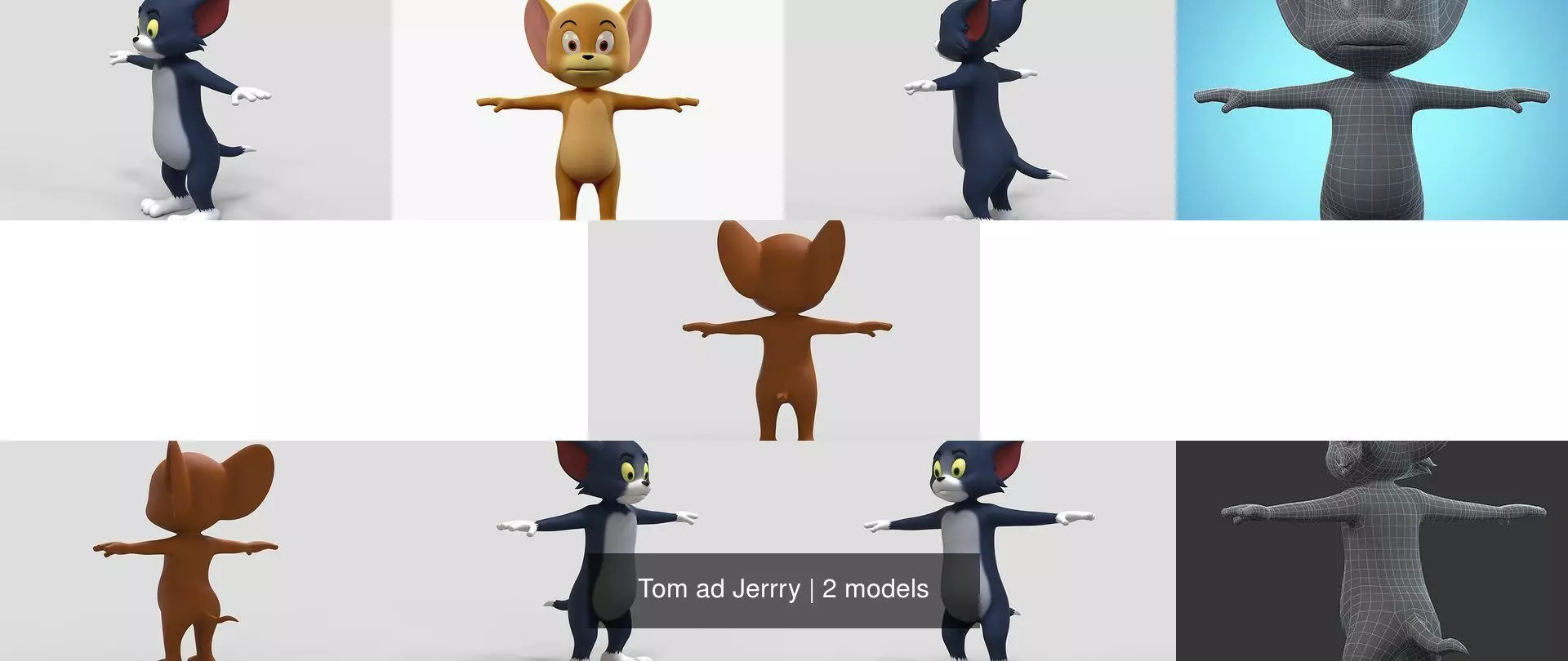 Tom ad Jerrry 3D Model Collection_1