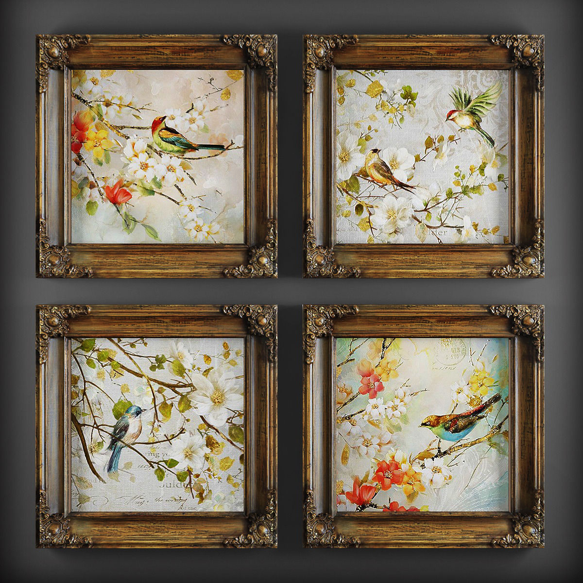 Picture Frames Low-poly 3D model_1