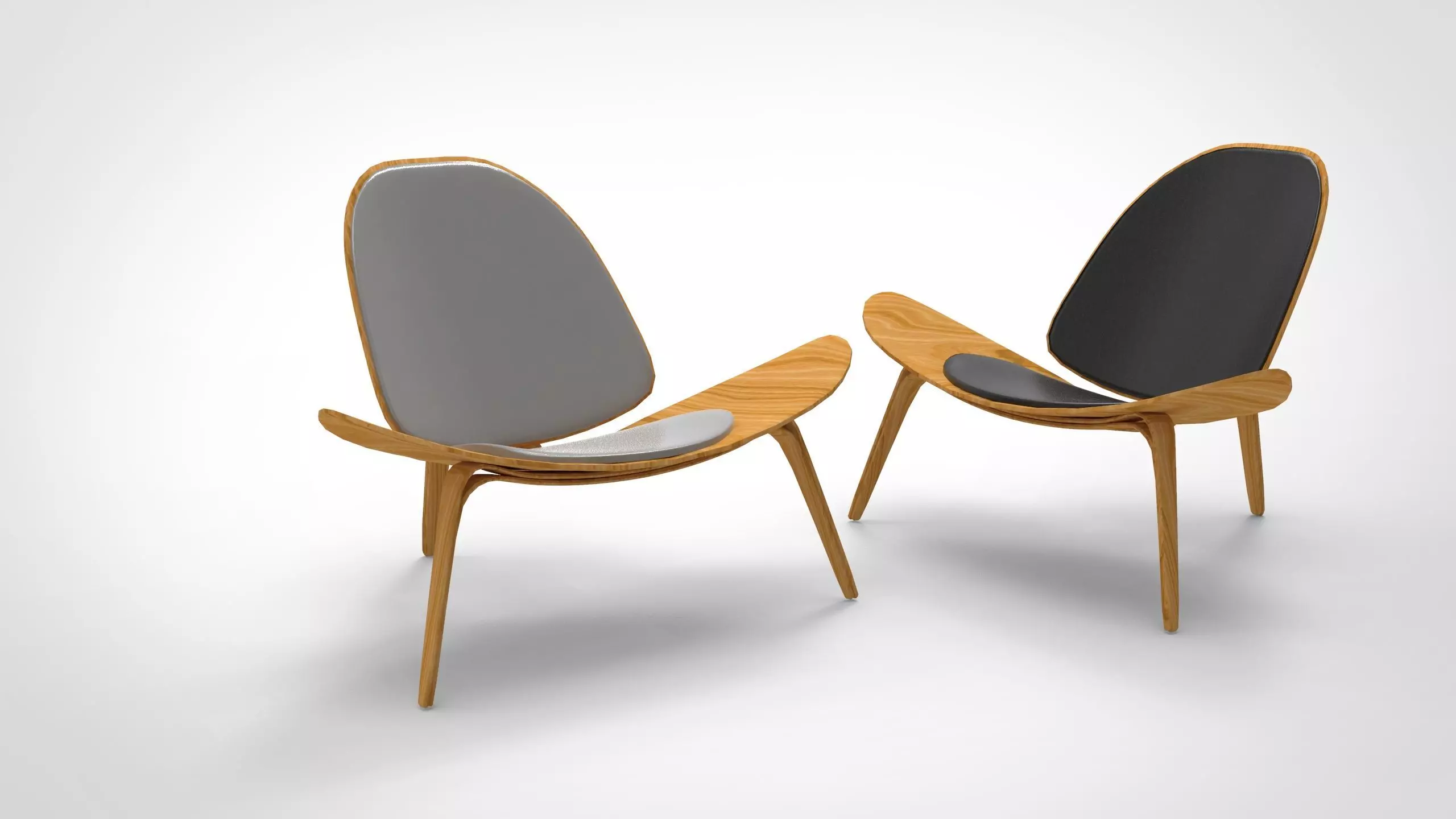Shell Chair  3D model_0