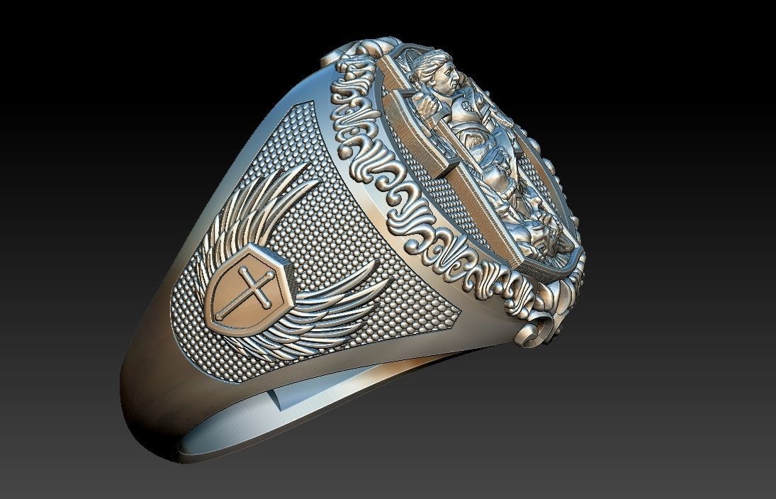 Michael Miguel Ring Anel 3D print model_1