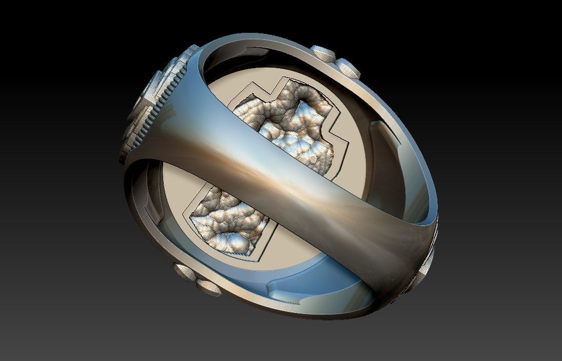 Michael Miguel Ring Anel 3D print model_23