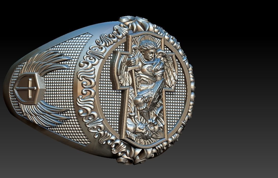 Michael Miguel Ring Anel 3D print model_21