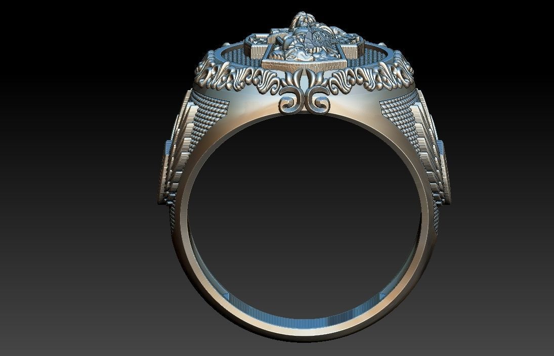 Michael Miguel Ring Anel 3D print model_2