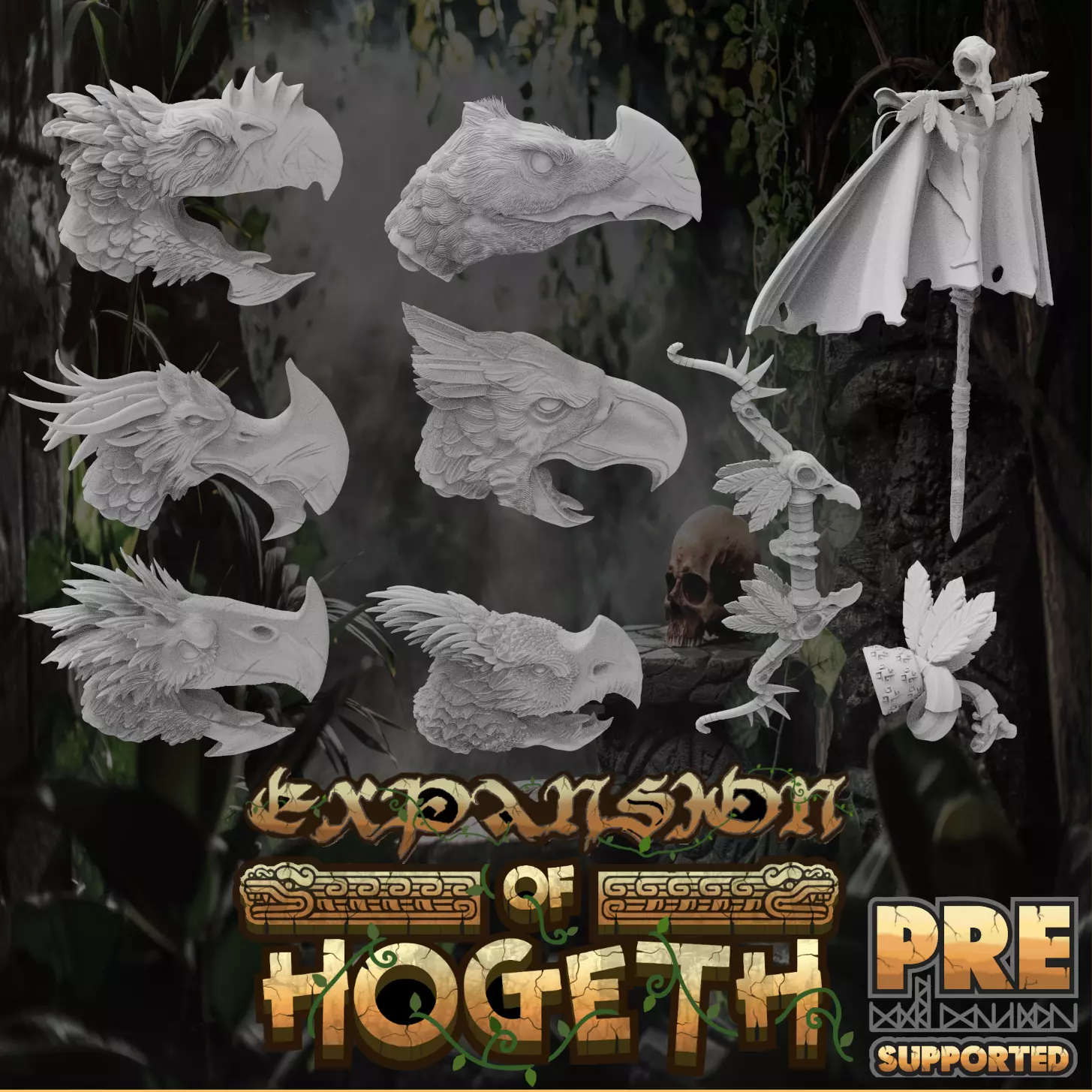 Modular Bird Rider Add On Pack 3D print model_0