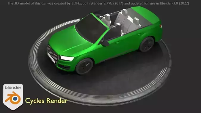 City Car 45 SUV Cabrio Open Type-B Green