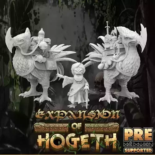 Mer Gurgler Grung Merchant And Packbirds 3D print model